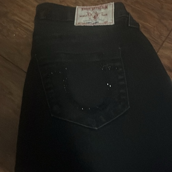 Black True Religion Denim Jeans - Picture 3 of 4